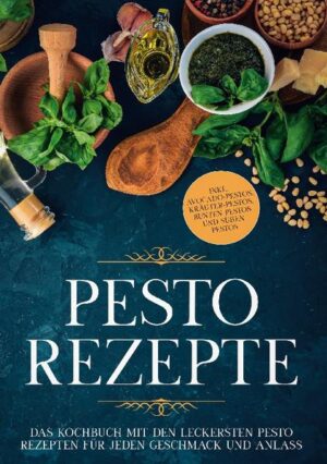 Pesto ist die vielleicht edelste und purste Form, himmlische Pasta zu genießen: Auf den Punkt gekochte Nudeln als dezenter Hintergrund lassen die raffinierten Saucen ihre verführerische Aromenexplosion entfalten und in jedem Pesto offenbart sich eine ganz Welt an Geschmack! Denn statt Spaghetti & Co. in reichlich Tomatensauce zu ertränken, präsentiert die sorgfältige portionierte Paste ein perfekt komponiertes Geschmacksfeuerwerk, das Sie mit den Rezepten dieses Buches in ungeahnter Vielfalt ganz einfach selbst auf den Teller zaubern. Aromatischer Basilikum, feine Pinienkerne, erlesener Parmesan, aber auch überraschende Zutaten wie Kapern, Spargel, Macadamia oder gar Speck - nur erlesenste Zutaten finden ihren Weg in den Pesto-Mörser und dabei kommt ein unvergleichlich intensives Geschmackserlebnis in perfekter Harmonie heraus. Sorgsam gewählte Gewürzkombinationen runden den Eigengeschmack der verarbeiteten Kostbarkeiten optimal ab und wertvolles Öl sorgt für wunderbar cremige Konsistenz. Wer sich diesen Genuss nicht von Zusatzstoffen, zu viel Salz oder billigem Öl verderben lassen möchte, der greift nun ganz einfach zum Mixer und macht sich sein Pesto selbst. Dazu finden Sie hier zahlreiche leicht nachzumachende Rezepte, die von Klassikern wie Pesto Rosso über Gemüsevarianten bis hin zu außergewöhnlichen Ideen mit etwa Avocado, Zitronenmelisse oder Nüssen allerhand Überraschungen im Angebot haben. Wie die feinen Saucen am besten gelingen und was es dabei zu beachten gibt, das erfahren Sie nun in diesem liebevoll erstellten Kochbuch. Vor allem aber stöbern Sie hier durch eine Vielzahl an köstlichen Rezepten und entdecken immer wieder geschmackliche Überraschungen und neue Lieblinge. Dieses Buch zeigt Ihnen, dass die beliebte Pastasauce viel mehr kann als nur Basilikum & Pinienkerne. Ob Hobbykoch, auf der Suche nach etwas Neuem oder einfach glühender Nudel-Fan - mit diesem Rezeptbuch heben Sie Pastagenuss auf ein völlig neues Niveau!