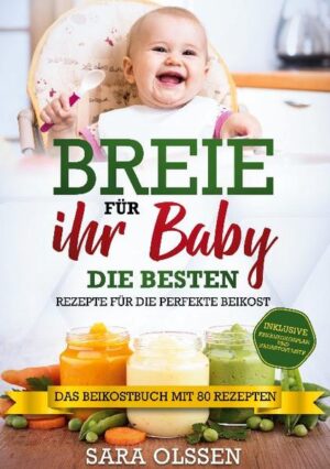 Sie sind gerade frisch Eltern geworden oder sind dabei es zu werden? Sie sind auf der Suche nach gesunden alters entsprechenden Babybrei Rezepten, die Ihr Liebling lieben wird? Dann ist dieses Buch genau das Richtige für Sie! Babynahrung sollte unseren Babys nicht nur gut schmecken, sondern auch gesund sein. Wichtig ist, dass es altersentsprechende Zutaten enthält und auch mit großer Sorgfalt zubereitet wird, denn der perfekte Brei sollte anfangs nach Möglichkeit keine zu großen Stücke enthalten. Damit eine gesunde Ernährung für Ihr Baby gewährleistet werden kann, schadet es nicht, wenn Sie sich mit den Inhaltsstoffen von den Mahlzeiten Ihres Kleinen vertraut machen bzw. wissen, wofür welche Inhaltsstoffe zum Wachsen gebraucht werden und welche Lebensmittel sie enthalten. Zwecks dazu finden Sie neben den Rezepten am Ende dieses Buches eine Nährstoffliste. Neben den Inhalten sollten einige Lebensmittel auch erst ab einem bestimmten Alter im Essen ihres Babys verwendet werden, aufgrund seiner Verdaulichkeit und Verarbeitung in der Produktion. Für den richtigen Zeitpunkt finden Sie die Babybrei Rezepte in diesem Buch nach einem zeitlichen Ernährungsplan aufgestellt. Das erwartet Sie: - Der richtige Zeitpunkt nach dem Stillen - Ab wann mit der Beikost beginnen? - Zeitlicher Ernährungsplan - ab wann eignen sich welche Rezepte - Nährstoffliste - Nährstoffe, die Ihr Kind braucht und diese Lebensmittel haben sie - 80 gesunde und altersentsprechende Rezepte für Ihr Baby - und vieles mehr ...