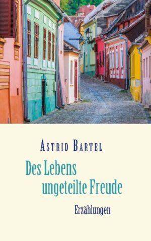 Von Menschen und Schicksalen quer durch 65 Jahre Zeitgeschehen: Einfühlsam und mit feinem Humor erzählt Astrid Bartel in ihrem neuen Buch Geschichten aus den Dörfern und Städten Rumäniens und Deutschlands. Die Erzählungen der gebürtigen Siebenbürgerin sind zum größten Teil autobiografisch. Besonders sind die in Rumänien spielenden Geschichten, denn das Leben inmitten des Völkergemischs eines längst untergegangenen österreich-ungarischen Kaiserreichs und mitten in einem Land, das den Sozialismus aufbaute, war ein Alltag voller Überraschungen, Kämpfe, Kompromisse und politischer Schwierigkeiten. Die größte Herausforderung jedoch war, zwischen der Liebe zur Heimat und der Freiheit wählen zu müssen.