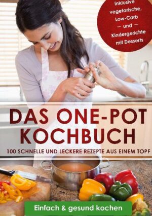 Du möchtest dir das Kochen leichter machen? Dann entdecke mit diesem Buch wie einfach und lecker kochen sein kann! One-Pot Gerichte sind nicht nur sehr lecker, sondern lassen sich auch schnell zubereiten und das mit nur wenig Aufwand. Zeit, die du gut für andere Dinge nutzen kannst, z.B. dich mit deinem Besuch oder deinen Kindern zusammenzusetzen. Nach dem Essen ist ebenfalls nur sehr wenig abzuwaschen. In diesem Buch findest du eine zahlreiche Abwechslung an verschiedenen One-Pot Gerichten, die einfach zuzubereiten sind. Darunter One-Pot Suppen- und Eintopfrezepte, One-Pot Rezepte mit Nudeln sowie Rezepte mit Reis, mit Fisch und mit Fleisch. Dazu findest du auch Kindergerichte, Low-Carb Rezepte und One Pot Dessert Rezepte, wie z.B. Milchreis, die alle nicht nur sehr einfach, sondern auch sehr lecker sind. Ich bin mir sicher, dass du oder auch deine Familie sie lieben werden. Die Gerichte eignen sich natürlich auf für Berufstätige, die trotz Stress auch mal gesund essen möchten und nur wenig Zeit um Kochen haben. Also leg los und guten Appetit! Das erwartet dich: - Bis zu 100 abwechslungsreiche Rezepte mit genauen Zutatenlisten und Schritt-für-Schritt Anleitungen - One Pot Suppen und Eintopf Rezepte - One Pot Gerichte mit Reis oder Nudeln - One Pot Gerichte mit Fleisch oder Fisch - Asiatische One Pot Rezepte - Low Carb One Pot Rezepte - One Pot Gerichte für Kinder und süße Nachspeisen