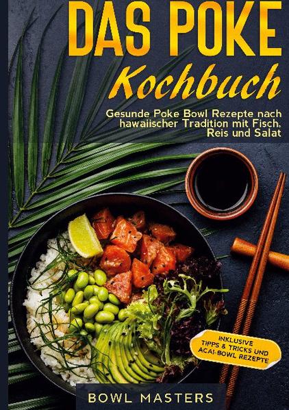 Manche Gerichte klingen so gut, sodass man gleich an Urlaub denken muss. So auch bei Poké Bowls! Das hawaiianische Nationalgericht ist nicht nur im 51. Bundesstaat der USA besonders beliebt, sondern auch hier zu Lande im kalten Deutschland. In größeren Städten wie Berlin oder Köln gibt es sogar Restaurants, die sich nur auf die Zubereitung von Poké Bowls spezialisiert haben.Der Begriff ,,Poké'' bedeutet in der einheimischen Sprache der Hawaiianer ,,In Stücke schneiden''. Das andere Wort ,,Bowl'' lässt sich aus dem Englischen herleiten und bedeutet ,,Schüssel''. Es ist aber nicht nur der Name, der dieses hawaiianische Nationalgericht so beliebt macht. Poké Bowls sind lecker, gesund und lassen sich normalerweise binnen weniger Minuten Zuhause zubereiten.Zu den Grundlagen der Poké Bowl gehört gekochter Reis und Fisch. Deswegen wird die Poké Bowl auch sehr oft als Fischsalat betitelt. Man muss aber auch betonen, dass es mittlerweile sehr viele andere Varianten der Poké Bowl gibt, so auch mit Tofu und Früchten. Nicht nur in Deutschland sind diese Alternativen sehr beliebt, sondern auch auf Hawaii, wo die Anzahl der veganen und vegetarischen Bewohner auch stetig zunimmt. Wer will kann seine Poké Bowl sogar Low Carb gestalten, indem er zum Beispiel den Reis gegen andere kohlenhydratarme Zutaten austauscht.In diesem Kochbuch finden Sie neben einem Wochenplaner und Acai Bowls bis zu 50 Poké Bowl Rezepte. Diese können Sie sich zum Frühstück und Mittagessen zubereiten. Ebenfalls enthalten sind vegetarische und vegane Rezepte.Wir wünschen viel Spaß beim Kochen und guten Appetit! Das erwartet Sie: - Tipps und Tricks für die perfekte Bowl - Leckere Acai Bowl Frühstücksrezepte - Poke Bowl Rezepte als Hauptspeise