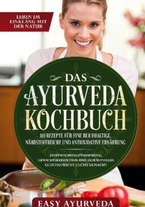 Wer die richtigen Nahrungsmittel zu sich nimmt, benötigt keine Medizin. Wer die falschen Nahrungsmittel zu sich nimmt, dem hilft auch keine Medizin. Diese beiden Sätze spiegeln den Inhalt eines alten ayurvedischen Leitsatzes, der die Bedeutsamkeit der richtigen Ernährung im Bezug auf die Gesundheit des Menschen verdeutlicht. Aus diesem Grund steht bei einem ayurvedischen Arzt die Ernährungsberatung im Zentrum, nachdem die Essgewohnheiten ausführlich analysiert wurden. Nicht jeder muss sich nach den gleichen Regeln richten, da ein Ernährungsplan der ayurvedischen Art detailliert auf ein Individuum abgestimmt wird.Um deine persönliche Balance zu finden und deine Gesundheit zu unterstützen, findest du in diesem Buch bis zu 110 Rezepte, die nicht nur sehr abwechslungsreich und bekömmlich sind, sondern dir auch die notwendigen Inhaltsstoffe liefern. Finde heraus, welche Rezepte dein Wohlbefinden auf eine neue Ebene bringen. Das erwartet Dich: - Vorteile der ayurvedischen Ernährung - 10 spezielle Getränkerezepte - Ayurvedische Frühstücksrezepte - Salat und Suppen Rezepte - Hauptgericht Rezepte