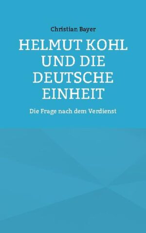 Helmut Kohl und die Deutsche Einheit | Bundesamt für magische Wesen