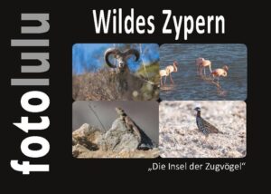 Wildes Zypern "Die Insel der Zugvögel" Neben zwei endemischen Vogelarten, der Schuppengrasmücke und dem Zypern-Steinschmätzer findet man auf der Insel einige Unterarten und Durchzügler. Vor allem im Frühling und im Herbst, wenn tausende Zugvögel auf Zypern rasten, lohnt sich ein Besuch für Ornithologen. Vögel fotografieren ist auf Zypern nicht so leicht, da die meisten Vögel sind sehr schreckhaft oder zu weit entfernt sind. Einen Beitrag dazu leisten die unzähligen Jäger, die auf "was auch immer" schießen. Dem nur auf Zypern lebenden Zypern-Mufflon zu begegnen ist nicht sehr schwierig. Es jedoch vor die Kamera zu bekommen ist Glückssache. In diesem Buch zeige ich eine kleine Auswahl der Tiere, die ich im Winter mit meiner Kamera "eingefangen" habe. Ihr fotolulu