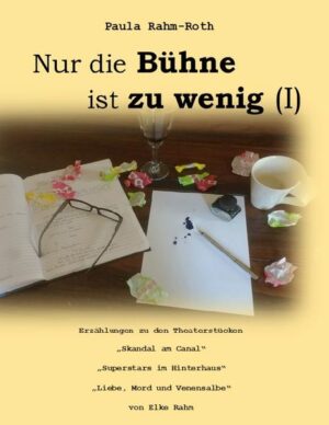 Was haben Venedig, Hollywood und ein kleiner verschlafener Kurort gemeinsam? Nichts. Außer, dass die Örtlichkeiten in drei Theaterstücken vorkommen. "Skandal am Canal", "Superstars im Hinterhaus" und "Liebe, Mord und Venensalbe" sind drei Komödien, zu denen es jetzt die passenden und begleitenden Erzählungen gibt.