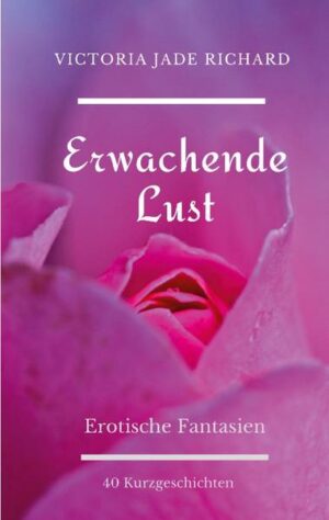 In den vierzig Kurzgeschichten von Victoria Jade Richard werden erotische Fantasien lustvoll ausgelebt und ausführlich geschildert. Neben Dirty Talk finden Sie in diesem Buch Liebe und Leidenschaft, hemmungslosen Sex und heiße Begierde. Sie finden Lust und Abenteuer, Verlangen und gestillte Sehnsüchte. Die Geschichten wurden mit einer Prise Humor an passender Stelle abgerundet. "Erwachende Lust" beinhaltet die achtzehn Kurzgeschichten aus dem ersten Buch von Victoria Jade Richard mit dem Titel "Süßes Verlangen".