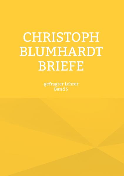 Christoph Blumhardt ist als Nachfolger seines Vaters Johann Christoph Blumhardt als Seelsorger, Freund und Berater ein begnadeter Briefschreiber. Seine Briefe werden über Generationen hinweg gesammelt und aufbewahrt. Aus der Fülle dieser Dokumente liegt jetzt ein Querschnitt als Veröffentlichung vor. Die Blumhardt Bewegung hat in Bad Boll ihren Ausgang genommen. Die Hoffnung auf das Reich Gottes hat wesentliche Impulse gegeben für die Entwicklung der Religiös Sozialen Theologie und die Dialektische Theologie des vergangenen Jahrhunderts. Die Briefe zeigen den Wurzelboden der Theologie, aus der dann wesentliche Druckwerke hervorgegangen sind. Beide Blumhardts haben den nachfolgenden Frauen und Männern Sprache gegeben. Diese Verbindung wartet auf Entdeckung.