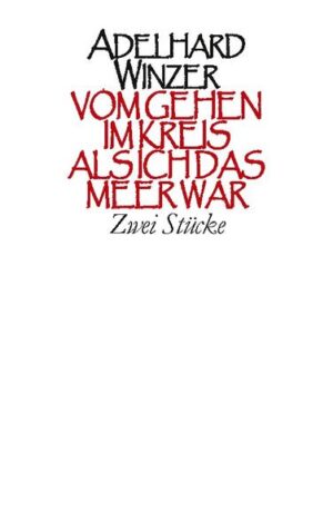 Vom Gehen im Kreis ist ein frühes Stück, das bereits die wesentlichen Themen der späteren Arbeiten enthält: Statische Handlung. Monotonie. Liebe. Verwirrung. Vergänglichkeit und Tod. Die Darsteller sitzen oder liegen auf der Bühne, die eine schiffbrüchige Barke darstellt. Zerschlissene Segel, zerbrochene Bohlen, übergroßes, altertümlich erscheinendes Steuerrad. Darsteller barfuß, braungebrannt, in zerrissenen Kleidern. Sonnenlicht. Flaute. Ruhe vor dem Sturm. Als ich das Meer war könnte man als die Fortsetzung des Stücks Vom Gehen im Kreis betrachten. Ein Überlebender allein auf einer Insel. Erwartet einen Anruf. Geht hin und her. Führt Selbstgespräche. Bleibt stehen. Stützt seine Arme in die Hüften. Schaut hinaus aufs Meer. Setzt sich in ein ausrangiertes Fischerboot. Läuft ins Wasser. Dreht sich noch einmal um. Fängt zu schwimmen an. Verschwindet in immer kürzer werdenden Bewegungen hinter dem Horizont.