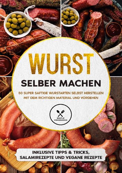 Sie wollten Wurst schon immer mal selbst herstellen? Sie wollen auch als Anfänger direkt mit der eigenen Wurstproduktion beginnen? Dies und vieles mehr erwartet Sie in diesem Buch! Tradition aus Leidenschaft, doch diese schmeckt man zur heutigen Zeit beim Kauf einer Wurst nicht unbedingt.Viele Großfabriken stellen Wurst als Massenware her und die Würzmischungen gleichen sich. Sie wünschen sich einen speziellen Geschmack? Sie möchten wissen was in Ihrer Wurst enthalten ist? Dann versuchen Sie es mit einem der im Buch enthaltenen Rezepte!Sie erhalten ein selbständig hergestelltes hochwertiges Produkt ganz nach Ihren eigenen Wünschen. Wurst ohne Chemie und Natriumnirtit. Sie bestimmten was in ihrer Wurst steckt. Auch für die veganen Genießer unter Ihnen ist gesorgt. Fleischskandale Ade! Bei Ihnen ist die Wurst immer frisch!Damit Ihnen die Zubereitung der Rezepte leichter fällt, empfehlen wir Ihnen dieses Buch. Jedes Rezept ist Schritt für Schritt aufgebaut. So fällt auch Anfängern die Herstellung leicht. Von geräucherter bis zu gekochter Wurst finden Sie hier alles.Viel Spaß beim Kochen und guten Appetit! Das erwartet Sie: - Die Vorteile der selbstgemachten Wurst - Dies wird für die eigene Wurst benötigt - Die verschiedenen Herstellungsverfahren - Leckere Wurstrezepte zum Braten - Saftige Salamirezepte - Wurstrezepte zum Kochen - Wurstrezepte zum roh Essen - Sülzwurst Rezepte - und vegane Wurstrezepte Kaufen Sie sich dieses Buch und legen Sie direkt mit der eigenen Wurstproduktion los!