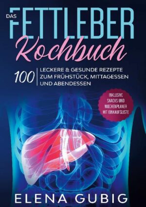 Ihre Leber ist erkrankt und Sie möchten diese mit der richtigen Ernährung behandeln oder präventieren, ohne das Gefühl zu haben, auf etwas verzichten zu müssen? Dann ist dieses Kochbuch mit bis zu 100 Rezepten genau das Richtige für Sie! Fast jeder Dritte leidet in Deutschland an einer Fettleber. Vor allem Alkoholmissbrauch oder Übergewicht fördern diese Volkskrankheit. Wird dem nicht entgegengewirkt, können Folgekrankheiten wie Entzündungen, Leberzirrhose oder sogar Krebs entstehen. Begleitet wird die Krankheit durch Symptome wie Energielosigkeit, Druckschmerz im Bauchbereich oder Gelbfärbung der Haut. Die Leber ist aber das einzige Organ im menschlichen Körper, welches sich vollständig regenerieren kann, und Sie können ihr dabei helfen. Die Zauberformel besteht aus einer Kombination von gesundem Essen und Bewegung. Natürlich ist eine Umstellung des Lebensstils keine einfache Aufgabe, doch der Lohn dafür ist eine gesunde Leber und ein besseres Lebensgefühl. Dieses Kochbuch wird Ihnen dabei helfen Ihre Essgewohnheiten zu ändern. Genießen Sie kalorien- und fettarme Gerichte, die trotzdem abwechslungsreich und lecker sind. Vom Frühstück bis zum Abendbrot bietet Ihnen dieses Buch viele hilfreiche Rezepte und einen Wochenplaner mit Einkaufsliste. Leckere Snacks und Desserts erwarten Sie ebenfalls. Wir wünschen Ihnen viel Erfolg bei Ihrer Genesung und vor allem guten Appetit! Das erwartet Sie: - 100 abwechslungsreiche Rezepte für jede Tagesmahlzeit sowie Snacks und Desserts - Ein Wochenplaner mit Einkaufsliste zum Downloaden - Nährwertangaben für jedes Gericht