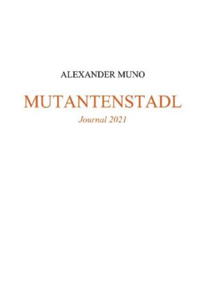 Das zweite Pandemiejahr. Stärker als in den vorangegangenen Jahren greifen gesellschaftliche und politische Brüche und Verwerfungen auf das Schreiben über, nimmt die Chronik einen breiteren Raum ein als zuvor - wie auch das Leben mit der Pandemie in den Zustand einer kollektiven chronischen Erkrankung übergeht, wir mit dem Virus zu mutieren und dabei nicht selten den klaren Blick auf das, was das Leben eigentlich ausmacht, zu verlieren scheinen.