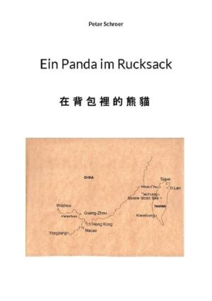 Der Ingenieur Peter arbeitet seit geraumer Zeit auf der kleinen Insel Taiwan. Er möchte aber noch ein kleines Stückchen weiter. Er möchte einmal in seinem Leben nach China, ein alter Kindheits-traum! Sein Rucksack ist nicht prallgefüllt. Er verstaut neben der Zahnbürs-te und dem Reiseausweiß vor allem die Ratschläge und Tipps seiner Freunde. Er schnürt sein Büdel mit einer ihm fremden, urchinesischen Wett-leidenschaft. Er merkt erst mit der Zeit, das ein Panda, ein böser Tempelwächter und ein Astronaut als blinde Passagiere mit von der Partie sind!