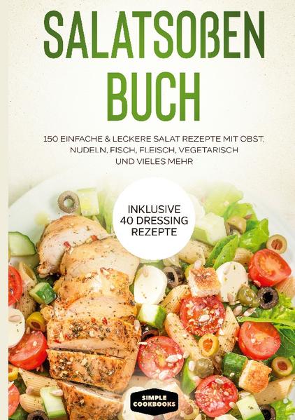 Sie wollen eine große Auswahl an köstlichen, leichten sowie abwechslungsreichen Salaten und viele dazu passende Salat Dressings? Dann ist dieses Buch genau das Richtige für Sie! Egal ob fruchtig, würzig, herzhaft oder kalorienarm - Hier finden Sie garantiert die besten und verschiedensten Salatrezepte ganz nach Ihren Wünschen! Doch nicht nur Salatgerichte bekommen Sie zur Auswahl. Sondern auch die besten und leckersten Dressings und Soßen gleich mit dazu! Außerdem finden Sie hier neben Kalorienangaben für jedes Rezept viele schöne Tipps, die Ihnen das Zubereiten der Salate definitiv erleichtern werden. Guten Appetit! Das erwartet Sie: - Tipps und Tricks für die besten Salate - 150 verschiedene Salatideen - 40 verschiedene Dressings würzig, frisch, süß und cremig - Kalorienangaben für jedes Rezept - und vieles mehr ..