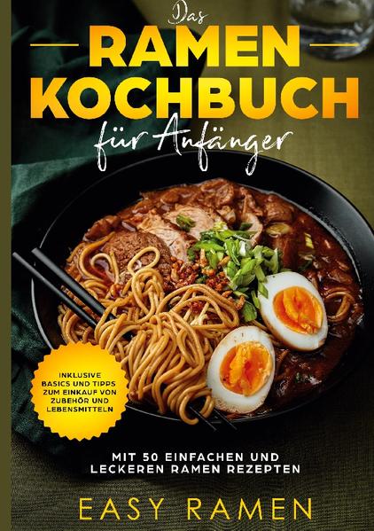 Du hast schon einmal Ramen probiert und möchtest diesen asiatischen Gaumenschmaus auch in deiner Küche zubereiten können? Dann ist dieses Buch mit bis zu 50 Schritt-für-Schritt Rezepten genau das Richtige für dich! Der Ramen-Boom bekommt in Deutschland immer mehr Aufmerksamkeit. In deutschen Großstädten wie Berlin wird dieses japanische Gericht zum absoluten Hit. Es sind nicht nur die speziellen Grundzutaten, die das Rezept besonders machen, sondern auch die Toppings, die am Ende darauf kommen. Die neue Begeisterung für Japan ist nichts Neues in Deutschland. Wenn Du schonmal ein Ramen-Rezept probiert hast und es unbedingt Zuhause ausprobieren möchtest, ist dieses Rezeptbuch ideal für dich. Vielleicht hast Du noch nie etwas von dem Wort ,,Ramen'' gehört, aber interessierst Dich für die asiatische Küche. Sollte das der Fall sein, ist dieses Rezeptbuch auch für Dich geeignet. Wir haben Ramen-Rezepte in vielen verschiedenen Variationen für Dich zusammengestellt. Es finden sich auch fleischlose Rezepte in diesem Buch wieder. Obwohl der Hype um Ramen in Deutschland sehr groß ist, sind Ramen-Rezepte nur sehr schwer zu bekommen. Grundrezepte kann man noch einfach im Internet suchen, aber wenn man etwas bestimmtes Nachkochen will, fängt man schon bei der Internetrecherche an zu zweifeln. Das wollen wir ändern! Unser Ziel dieses Buches ist es Dir eine möglichst große Bandbreite an Ramen-Rezepten zur Verfügung zu stellen. Jetzt heißt es: Durchlesen und einfach selbst ausprobieren. Wir wünschen viel Spaß beim Nachkochen und natürlich auch einen guten Appetit! Das erwartet dich: - 50 abwechslungsreiche Rezepte mit Fleisch, Fisch, vegetarisch oder auch vegan - Wie du deine eigenen Ramennudeln machen kannst - Wo du die richtigen Zutaten einkaufen kannst - Internationale Ramen Gerichte