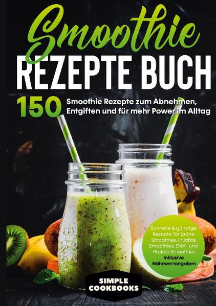 Sie möchten Ihren täglichen Bedarf an Vitaminen decken und sich energiegeladen in das Training oder den Alltag stürzen? Sie möchten einen leckeren Shake zum Frühstück genießen? Dann ist dieses Kochbuch mit bis zu 150 abwechslungsreichen Rezepten genau das Richtige für Sie! Sie haben sich schon öfter gefragt, wie es andere machen, zwischen den Mahlzeiten nicht etwas Süßem zu verfallen? Sie möchten sicher etwas an Ihrem jetzigen Lebensstil ändern und etwas Positives für Ihren Körper tun. Wie? Ganz einfach, eigentlich. Hier werden Sie eine abwechslungsreiche, durchdachte und ausgewogene Anzahl an verschiedenen Smoothies in verschiedenen Sorten entdecken! Für jeden ist was leckeres dabei, ganz bestimmt! Guten Appetit und einen guten Start in den Tag!