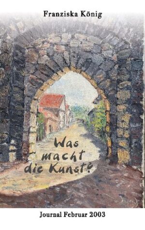 Eine Milieustudie oder Realdoku in Tagebuchform. Der Leser ist dazu eingeladen, eine Geigerin einen Monat lang auf ihrem Lebenswege zu begleiten, und an den Freuden und Dramen zu partizipieren, die den Februar 2003 zu einem Wimmelbild, einem Lied oder gar einer Symphonie machen. Der Alltag selber diktiert die Handlung.