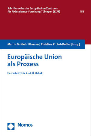 Europäische Union als Prozess | Martin Große Hüttmann, Christine Probst-Dobler