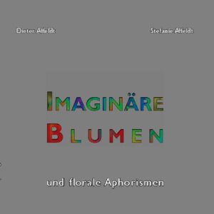 'Imaginäre Blumen und florale Aphorismen' verbindet Abbildungen von Pflanzen mit Bonmots und Zitaten verschiedener Literatinnen, Poeten und anderen namhaften Personen. Während die textlichen Weisheiten weltliche Themen und Angelegenheiten berühren, werden die in diesem Band versammelten Blumen nicht in ihrer naturgemäßen Gestalt gezeigt. Dies ist gerade keine reine Naturphotographie, sondern ein Spiel mit der Grenze zwischen Photographie und Malerei. Ihre farbliche Verfremdung macht die floralen Repräsentantinnen zu irrealen Protagonisten, die uns in phantastische Traumwelten abtauchen lassen.