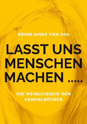 Eine spannende Reise durch die Samuelbücher des Alten Testaments. Diesmal nicht auf den Spuren namhafter männlicher Protagonisten wie Samuel, Saul David oder Salomo, sondern der vielen dort erwähnten Frauen. Ob mit Namen oder unbekannt, sie ergeben ein schillerndes Bild aus den Tagen des alten Israels.