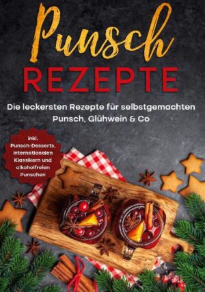 Wenn es draußen klirrend kalt wird und die ersten Eiskristalle an den Fenster glitzern, ist es Zeit für die wohl leckerste Wärmequelle: Ein dampfendes Glas Punsch. Und damit ist nicht die ewig gleiche Zuckerbrühe vom Weihnachtsmarkt gemeint! Denn ganz im Gegenteil ist richtiger Punsch eine abwechslungsreiche, köstliche und jahrhundertealte Tradition, die jeden Tag aufs Neue mit wärmenden Variationen zu überraschen weiß. Ein fruchtig-würziges Geschmacksfeuerwerk aus der Tasse vertreibt Herbsttristesse und Winterblues und mit der riesigen Rezeptauswahl in diesem Buch kommen Sie geschmackvoll auch durch den längsten Winter! Im fernen Indien ebenso wie im europäischen Mittelalter hatten die Menschen Sehnsucht, ungemütlichem Wetter etwas entgegenzusetzen, das die Kälte vertreibt und die Seele wärmt. Und ob Punsch oder Glühwein, die Jahrhunderte haben eine Vielfalt an unterschiedlichsten Rezepturen für die winterlichen Getränke hervorgebracht, die uns heute ganz unkompliziert die kalte Jahreszeit versüßen. Ob Sie es fruchtig mögen oder lieber cremig, ob Sie Fan des klassischen Glühweins sind oder gerne mit unterschiedlichen Spirituosen experimentieren, ob der Gewürzzauber im Vordergrund steht oder es ganz ohne Alkohol sein darf - hier findet sich der perfekte Punsch für jeden Geschmack. Klingt nach einer komplizierten Wissenschaft? Ganz und gar nicht! Feine Spezialitäten sind in wenigen Schritten auf den Tisch gezaubert und eröffnen schier endlose Kreationsmöglichkeiten. Worauf es bei der Zubereitung ankommt, welche Zutaten in der Punschküche auf keinen Fall fehlen dürfen und wie Sie das Getränk im Handumdrehen auch zum verführerischen Dessert verwandeln, das finden Sie nun in diesem Rezeptbuch heraus! Mit den liebevoll ausgewählten Rezepten dieses Buches holen Sie den Glühwein aus der Langweilig-Ecke und hauchen dem Traditionsgetränk neuen Atem ein. Ob beim geselligen Abend im Wohnzimmer, auf der romantischen Winterwanderung oder nach einem langen Tag im Schnee - dank der abwechslungsreichen Köstlichkeiten aus der Tasse fühlen Sie sich sofort rundum aufgewärmt. Also worauf warten Sie noch? Klicken Sie nun auf ,,In den Einkaufswagen'' und sorgen Sie für Behaglichkeit und Genuss in der kalte Jahreszeit!