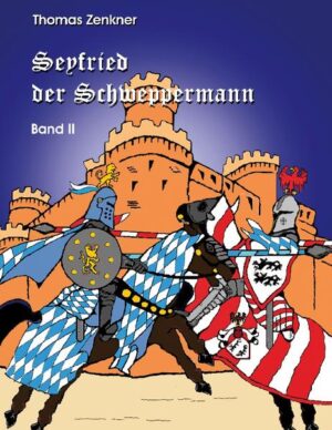 Im zweiten Band der Schweppermanntriologie muss sich Seyfried als Ritter und Schweppermann in der Zeit von 1280-1303 beweisen. Nach der Errettung seines Schwiegervaters Albrecht von Rindsmaul vor den Bambergern bekommt Seyfried seine Traumfrau Katharina, welche ihm im Laufe seines langen Lebens zehn Kinder schenken wird. Doch das Familienglück neiden ihm seine boshaften drei Schwager, die sich als Raubritter im Nürnberger Land hervortun und gegen die Seyfried und seine Freunde kämpfen müssen. Der Leser erlebt Ritterfahrten, Eroberungen oder Verteidigungen von Burgen und Städten, wie auch große Ritterturniere in Regensburg und Nürnberg, sowie der Rechtsprechung im Mittelalter mit. Drei verschiedene Könige spielen im zweiten Teil eine maßgebliche Rolle und fördern oder verstoßen Seyfried. Auch die Nürnberger Burggrafen, die bayerischen Herzöge und die Nordgaugrafen kommen in diesem Teil wieder vor. Der Leser wird Zeuge eines tragischen Judenpogroms in Nürnberg 1298 durch Rindfleisch, erlebt die Ermittlungen Seyfrieds im Falle der Nonne Christine Ebner. Für Spannung, Grusel, Erotik und Humor ist also auch beim zweiten Teil gesorgt. Kriminalisten spricht dieser zweite Band ebenso an, wie Mittelalter-, Heimat- und Geschichtsfreunde. Die außergewöhnliche Lebensgeschichte dieses Ritters versetzt alle Leser in eine mittelalterliche Welt der Extreme. Seyfried von Kammerstein alias Seyfried der Schweppermann wird am Schluss des zweiten Teiles zum Reichsschultheiß bestellt. Der Reichsschultheiß ist ein kaiserlicher oder königlicher Beamter, der seit Ende des 12. Jahrhunderts die Gerichtsbarkeit über die Bürger einer Reichsstadt ausübt. Straßen, Denkmäler, Brunnen, eine Schule und eine Kaserne sind nach dem berühmten bayerischen Ritter benannt. Die von seiner Familie gestiftete Glocke, "der Stürmer", läutet im Lauterachtal noch heute, wie zu seiner Siegesfeier und Beerdigung vor fast siebenhundert Jahren. Sein Grabstein und seine Ehrentumba befinden sich nahe beim Schrein von Anna, der früh verstorbenen Prinzessin von seinem Förderer, Kaiser Ludwig dem Bayern. Die Inschrift der Ehrentumba lautet: "Hier liegt begraben Seyfried Schweppermann. All sein Tun und Handeln war wohlgetan. Ein Ritter keck und fest, der zu Sündersdorf im Streit sein Bestes gab. Er ist nun tot, dem Gott genot, im Jahr des Herrn 1337".