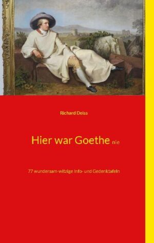 Eine vergnügliche und überraschende Sammlung von 77 wundersamen, witzigen und kuriosen Gedenk- und Infotafeln in Mitteleuropa, mit Schwerpunkt Deutschland. Für alle, die aufmerksam und neugierig durch Städte flanieren.