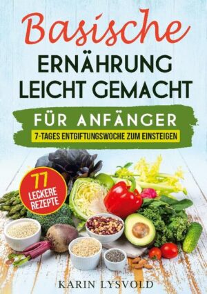 Basische Ernährung - DIESES BUCH ZEIGT DIR, WIE`S GEHT! Du möchtest Dich gesünder ernähren und Deinen Körper ins Gleichgewicht bringen? Entgiften und abnehmen? Dann ist dieser Ratgeber genau das Richtige für Dich! Das Sprichwort "Man erntet, was man sät" gilt für fast alles, auch für Deine Gesundheit und Wohlbefinden. Was Du Deinem Körper zuführst, bestimmt, wie effizient Dein Körper letztendlich arbeitet. In diesem Buch werden Dir unter anderem, Themen vermittelt wie