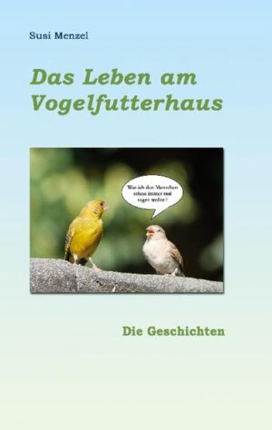 An meinem Vogelfutterhäuschen ist immer sehr viel los. Amsel, Rotkehlchen, Spatz, Blaumeise, Fasan, Zaunkönig, Kohlmeise, Dompfaff & Co. wollen auch einmal zu Wort kommen und erzählen auf ihre Weise von ihren Erlebnissen, die sie an einem Vogelfutterhäuschen in einem Garten in Ostwestfalen erlebt haben. Aber sie sprechen auch von ihren Sorgen um die Natur und das Klima. Im zweiten Teil erzählen Menschen von ihren erstaunlichen Erlebnissen mit Vögeln. Zusätzlich gibt es einige Info-Texte, die über das Vogelleben und ihre Bedürfnisse berichten. Auf sechs Seiten gibt es Farbfotos von den Gästen am Vogelfutterhaus.