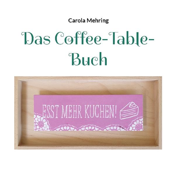 Ein Coffee-Table-Buch ... Blickfang auf dem Couchtisch oder auf der kleinen Kaffeetafel für zwei Personen. In Ruhe kann sich die Gastgeberin um den Kaffee kümmern, die Sahne aus dem Kühlschrank holen, die Waffel aus dem Eisen holen, denn der Besuch vergnügt sich in der Zeit mit dem Kuchenbuch, den Kurzgeschichten und den über vierzig Kaffee- und Kuchengemälden.