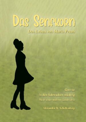 Der biografische Roman "Das Senfkorn" basiert auf einer wahren Geschichte. Er beschreibt die ersten zweiundsechzig Jahre des Lebens von Maria L. Prean-Bruni, einer österreichischen Missionarin, die in Uganda (Afrika) lebt und dort das größte Missionswerk Ugandas aufgebaut hat. Schon im Kindesalter übergab Maria ihr Leben Jesus. Im Laufe des Lebens erlitt sie persönliche Schicksalsschläge und überstand Krisen. Dank ihrem unerschütterlichen Vertrauen und Glauben an den großen, allmächtigen Gott wurde sie auf vielfältige Weise zu seinem Werkzeug. Mit ihren Seminaren verhalf sie Menschen zur Heilung von psychischen und körperlichen Krankheiten, seelischen Verletzungen und zerbrochenen Beziehungen und viele entdeckten den lebendigen Glauben an Jesus. Nach ihrem sechzigsten Lebensjahr bereitete Gott sie für ihre wohl größte Lebensaufgabe vor: Sie wanderte nach Afrika aus und wurde zur geistlichen Mutter von Tausenden von Waisenkindern. Dort lässt sie den Kindern eine für ihr irdisches Leben notwendige Schul- und Berufsbildung und eine für das ewige Leben notwendige Glaubensbildung zukommen.