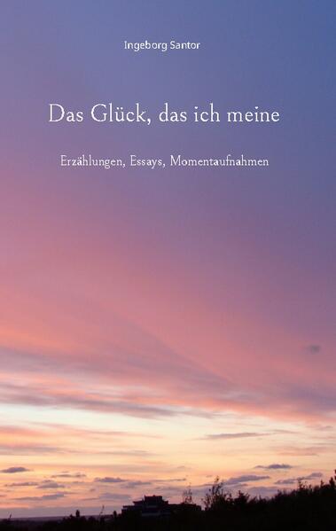 Hier geht es in fast allen Texten um Seh- und Wahrnehmungs-Erlebnisse: um das Ergriffensein von landschaftlicher Schönheit auf Reisen, um berührende oder erschreckende Begegnungen mit Menschen, und immer um einen möglichst genauen Blick auf die Welt. Ebenso wichtig sind der Autorin die imaginären Räume der Phantasie und vor allem der Sprache. Eine Erzählung thematisiert das konkret miterlebte Verlorengehen von Sprache (Aphasie) bei einem nahen Angehörigen. Ein solcher Verlust ängstigt natürlich nicht nur schreibende Menschen - dass der Umgang damit aber auch humorvoll möglich ist, beweist der Text "Verlegte Wörter". Ganz anders eine vor Jahren entstandene, hellsichtige Dystopie, die den Band beschließt und sehr genau zu all unseren Besorgnissen heute passt, jedoch auch Hoffnung aufblitzen lässt. Das tut erst recht und besonders intensiv der titelgebende Essay über das Glück in all seinen Formen.