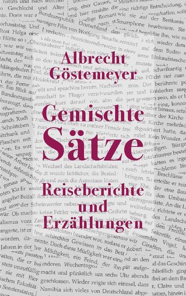 Ein gemischter Satz ist ein Weißwein, der aus Trauben verschiedener Rebsorten gekeltert wird, die nur von ein und demselben Weinberg stammen dürfen. Dieser Wein ist fast nur in Österreich bekannt. Ähnlich verhält es sich mit den gemischten Sätzen des Autors in diesem Buch. Es enthält Geschichten, die nach Art und Länge breit gefächert sind. Da gibt es literarische Reisezählungen, beispielsweise aus Israel und Namibia, wobei wie im "Rheinsberger Tagebuch" die romantische Stimmung nicht zu kurz kommt. Die Kurzgeschichten weisen in ihrer Konzeption erhebliche Unterschiede auf. "Müde in Müden" ist die poetische Beschreibung eines Seitensprunges, der tief mit der Landschaft der Lüneburger Heide verbunden ist und in "Golden Goose" erfährt ein Ehemann, dessen Ehe schon etwas verschlissen ist, wie ein heruntergekommenes Paar ihm eine intensive, seelenvolle Bezeichnung vorlebt. Im Gegensatz dazu stehen Erzählungen mit derber Satire, wie "Der Bürgermeister", eine Trump-Parodie, "Der schwarze Koffer", die Story über einen verkrachten Juristen und "Babyface", wo genüsslich dargelegt wird, wie ein erfolgreicher Jäger mit seinem sorgfältig geplanten Verführungsversuch scheitert. Alles zusammen bietet 200 Seiten Lesespaß.