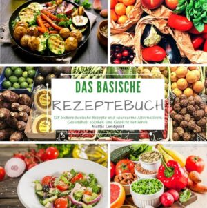 Basische Küche + 128 Rezepte = Säurearmes Genusserlebnis 100% Rezepte pur - 0% Gerede: Ob Amaranth-Kokosnuss-Porridge, Erbsen-Orangen-Salat, Ofenbananen mit Birne und feiner Orangensauce oder säurearme Heidelbeermuffins - mit diesen basischen Gerichten ist man für jeden Anlass bestens gerüstet! Und damit noch nicht genug: Probieren Sie zahlreiche, originelle Rezeptideen aus. Zaubern Sie in Ihrer Küche leckere Hauptspeisen und Kleinigkeiten für ihre Gäste. Wie wäre es mit einem selbstgemachten Zimt-Kürbis-Brot? Lust auf eine scharfe Avocadosuppe? Darf es ein Kürbis-Zimt-Porridge sein? Jetzt zuschlagen und die Vielseitigkeit der basischen Küche genießen! 128 Ideen aus der basischen Küche - jetzt zuschlagen!