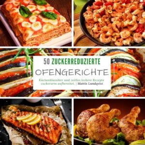 1 Backofen + 50 Rezepte = Zuckerreduzierter Genuss 100% Rezepte pur - 0% Gerede: Ob geröstetes Gemüse mit Polenta, Hähnchen im Speckmantel, Seebarschfilets mit Zitrone und Kapern oder ein Salat mit gegrilltem Prosciutto - mit dem Backofen und den passenden Gerichten ist man für jeden Anlass bestens gerüstet! Und damit noch nicht genug: Probieren Sie zahlreiche, originelle Rezeptideen aus. Zaubern Sie in ihrem Backofen leckere, zuckerreduzierte Hauptspeisen und Kleinigkeiten für ihre Gäste. Wie wäre es mit einem Grüne-Bohnen-Auflauf? Lust auf karamellisierte Omelette-Rollen? Darf es eine vegane Käse-Makkaroni sein? Jetzt zuschlagen und die Vielseitigkeit des Backofens nutzen! Worauf warten Sie noch? Laden Sie sich jetzt mit einem Klick das eBook herunter oder bestellen Sie die Print-Version und verwöhnen Sie sich in Kürze mit zuckerreduzierten und dennoch schmackhaften Gerichten. 50 Ideen für den Backofen, zuckerarm interpretiert - jetzt zuschlagen!