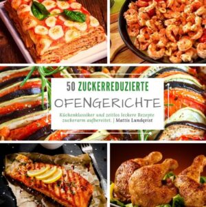 1 Backofen + 50 Rezepte = Zuckerreduzierter Genuss 100% Rezepte pur - 0% Gerede: Ob geröstetes Gemüse mit Polenta, Hähnchen im Speckmantel, Seebarschfilets mit Zitrone und Kapern oder ein Salat mit gegrilltem Prosciutto - mit dem Backofen und den passenden Gerichten ist man für jeden Anlass bestens gerüstet! Und damit noch nicht genug: Probieren Sie zahlreiche, originelle Rezeptideen aus. Zaubern Sie in ihrem Backofen leckere, zuckerreduzierte Hauptspeisen und Kleinigkeiten für ihre Gäste. Wie wäre es mit einem Grüne-Bohnen-Auflauf? Lust auf karamellisierte Omelette-Rollen? Darf es eine vegane Käse-Makkaroni sein? Jetzt zuschlagen und die Vielseitigkeit des Backofens nutzen! Worauf warten Sie noch? Laden Sie sich jetzt mit einem Klick das eBook herunter oder bestellen Sie die Print-Version und verwöhnen Sie sich in Kürze mit zuckerreduzierten und dennoch schmackhaften Gerichten. 50 Ideen für den Backofen, zuckerarm interpretiert - jetzt zuschlagen!