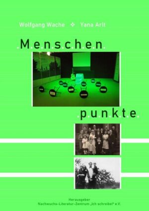 Dieses Buch beinhaltet sämtliche Texte der Leseperformance (Bühnenprogramm) von Jana Arlt und Wolfgang Wache Menschen.punkte. - Ein literarisches Programm von Wolfgang Wache und Yana Arlt - Was ist der Einzelne mehr in einer sich wandelnden Landschaft wie der Lausitz als ein Punkt. Ein winziger Punkt. An Orten der Devastation und der Flutung. Doch kommen die Punkte näher, werden sie zu Menschen, nehmen Gestalt an, auch ihre Stimmen sind zu vernehmen. Sie verweilen, erzählen ihre Geschichte und Geschichten. Und gehen fort, werden in der Ferne wieder zu Punkten. Viele sind vergessen, andere werden bewahrt in Versen und Erzählungen der beiden Lausitzer Dichter. Das Programm wird von den Künstlern selbst multimedial gestaltet, die Texte sind entnommen aus Verlagspublikationen der Autoren Wolfgang Wache und Yana Arlt.