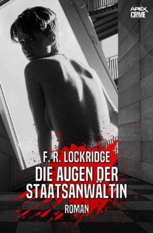Bernard Simmons, der New Yorker Staatsanwalt, rechnet nicht mit Schwierigkeiten im Mordprozess gegen J. Stanley Martin. Alle Indizien sprechen gegen den Angeklagten. Abe Levinsky, der berühmte Verteidiger, bleibt dennoch zuversichtlich. Hat er einen Trumpf in petto? Ehe er ihn ausspielen kann, wird Levinsky ermordet... Der Roman DIE AUGEN DER STAATSANWÄLTIN von F. R. Lockridge (eigentlich Richard Orson Lockridge