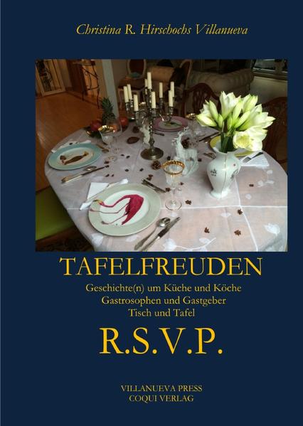 Das Buch befasst sich mit der Geschichte der Kochkunst, der Gastrosophen und Gastgeber, mit der Freude am Kochen, Tischdecken, Dekoration und Essen. Große Köche der europäischen Küche werden beschrieben und die Entstehung des Restaurants. Ein Kapitel widmet die Autorin ihren eigenen Tischkreationen und dem Porzellan, Blumenschmuck, Tischreden und Etikette.