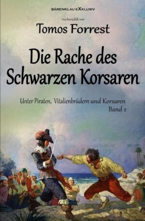 Nicht freiwillig wurde er zum gefürchteten Korsaren, sondern um seine Rache zu erfüllen und seinen Todfeind zu vernichten. Einst wurde seine Familie verfolgt und seine Brüder getötet. Jetzt ist der Schwarze Korsar der mächtigste Freibeuter der Meere. Wo sein Schiff auftaucht, geht es um Leben und Tod. Unvermeidlich kommt es schließlich durch die Liebe zu einer Frau, dass der Schwarze Korsar darüber nachdenkt, sein bisheriges Leben zu ändern. Aber noch lebt sein Todfeind und hält ihn in Atem bei der Jagd auf dem Meer oder dem Land …