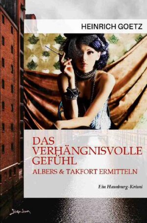 Hamburg in den 1970er Jahren: Vor den Augen von Privatdetektiv Cord Albers und seines Partners Derik Takfort wird der Gelegenheits-Ganove Edzard Oltmann erschossen. Die letzten Worte des Sterbenden bringen Albers und Takfort jedoch auf die Spur eines raffiniert ausgeführten Bankraubs - und Albers macht die Bekanntschaft der schönen Schauspielerin Cordelia Landers. Ist sie die geheimnisvolle Drahtzieherin hinter einer ganzen Serie von Verbrechen? DAS VERHÄNGNISVOLLE GEFÜHL ist ein spannender Hamburg-Krimi des Schriftstellers Heinrich Goetz (Jahrgang 1985). Weitere Romane des Autors sind im Signum-Verlag in Vorbereitung.