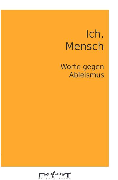 16 Autorinnen und Autoren, 17 Texte zum Thema Behinderung und Ableismus in Deutschland, aus ganz persönlicher Perspektive. Gedicht und Kurzgeschichte, Essay und Bericht: In so vielfältigen wie originellen Formen kommen hier diejenigen zu Wort, die in der öffentlichen Debatte immer noch viel zu oft ausgeschlossen bleiben. Die Hürden im Alltag einer Rollstuhlfahrerin, der tägliche Kampf blinder Menschen oder das Unverständnis, das geistig Beeinträchtigten entgegen schlägt: Die Beitragenden in diesem Sammelband, der aus einem Schreibaufruf des Autorenkollektivs Frei!Geist hervorging, bieten bunte, kluge, anspruchsvolle Kommentare aus ganz verschiedenen Blickwinkeln zu einem Thema, das leider immer noch brandaktuell ist.