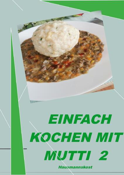 In meinen neuen Buch habe ich Rezepte eingebracht, die in meiner Familie sehr beliebt sind. Schon wie in meinen ersten Kochbuch bereits, sind Rezepte aus meiner Kindheit mit dabei. Ich möchte in meinen Kochbüchern zeigen, das einfaches Kochen, mit nicht viel Schnick, Schnack auch ein Genuss sein kann. Wer Hausmannskost liebt, der hat eine gute Wahl getroffen.