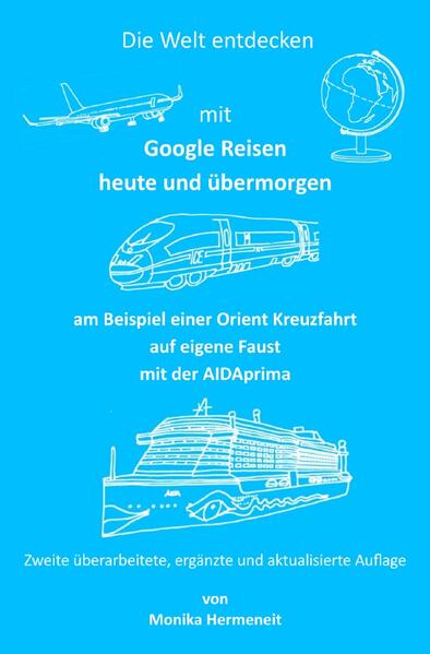 Im Mittelpunkt dieses Buches steht das Reisen, das heute, z. B. auf Grund von Staus, Zugverspätungen und Flugausfällen so gar keinen Spaß mehr macht. Hinzu kommen noch die Probleme mit Overtourism und Overcrowding und natürlich das schlechte Gewissen wegen der Auswirkungen auf das Klima. Und durch die COVID-19-Pandemie musste das Reisen zeitweise ganz eingestellt werden. Da ist es an der Zeit sich Gedanken darüber zu machen, welche Alternativen es zum Reisen in der bisher bekannten Form gibt, ohne darauf zu verzichten die Welt zu entdecken. Eine dieser Möglichkeiten ist eine Google Reise. Wie das heute aussehen könnte, wird an Hand einer Orientreise gezeigt und diese Google Reise anschließend mit der Realität verglichen. Die bei diesem Vergleich festgestellten Defizite könnten in naher Zukunft durch die KI-Forschung (Künstliche Intelligenz) behoben werden. Mit einem Ausblick darauf, wie Google Reisen dann übermorgen aussehen könnte, schließt das Buch. Dieses Buch ist nach dem Roman „Die Battersea Power Station“ der 2. Band der Reihe „Erlebnisbücher für Erwachsene“. Genau wie im ersten Band, gelangt der Leser wieder über Hyperlinks ins Internet und z. B. auf die entsprechenden Google Maps Aus-schnitte oder zu weiterführenden Informationen z. B. unter Wikipedia. Viele Links führen auch zu Bildern und Videos .