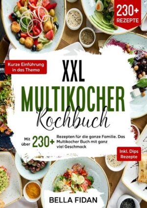 Der Multikocher ist ein elektrischer Schnellkochtopf. Er ist ein vielseitig einsetzbares Gerät, das Lebensmittel schnell unter hohem Druck garen kann. Im Inneren des Topfes baut sich ein Dampfdruck auf, der eine höhere Temperatur erzeugt und die Lebensmittel schneller garen lässt. Im Gegensatz zu altmodischen Schnellkochtöpfen verfügt der Multikocher über viele Sicherheitsfunktionen, die ihn sicher und einfach zu bedienen machen. Ein Multikocher ist ein Schnellkochtopf, Sautiertopf, Slow Cooker, Dampfgarer, Reiskocher, Joghurtbereiter und Aufwärmer in einem. Man ist erstaunt über die Vielseitigkeit des Multikochers und den Geschmack und die Konsistenz der Speisen, die sich darin zubereiten lassen. Der hohe Druck im Inneren des Multikochers kann selbst zähes Fleisch zart machen. Er sorgt für reichhaltige, komplexe Geschmacksnoten. Vorteile der Verwendung eines Multikochers: Einfach zu bedienen. Wenn Sie einmal verstanden haben, wie der Multikocher funktioniert, werden Sie ihn jeden Tag benutzen wollen. Energieeffizient. Der Multikocher ist ein elektrisches Gerät und benötigt kein Gas oder Propan für den Betrieb. Geringe Strahlungswärme. Wenn Sie Ihren Multikocher in Betrieb nehmen, heizt er nicht das ganze Haus auf wie ein Backofen. Große Mahlzeiten - Dicke Fleischstücke, Braten oder große Mahlzeiten sind im Schnellkochtopf schneller fertig als mit herkömmlichen Kochmethoden. Ideal für Reisen oder Wohnungen - Verwenden Sie den Schnellkochtopf überall dort, wo Sie keinen Zugang zu einer kompletten Küche haben, z. B. beim Camping, auf Reisen oder wenn Sie auf engem Raum leben. (mehr Tipps finden Sie Buch) Sie sind auf der Suche nach … ✅ 230+ leckere Rezepte (u.a. für Frühstück, Fisch, Fleisch, Reis, Nudeln, Snacks, Desserts uvm.) ✅ Einführung in das Thema ✅ Vorteilen rund um das Thema "Multikocher" ✅ Inklusive leckeren Dips-Rezepten Leckere Gerichte und gute Anhaltspunkte gefällig? Dann greifen Sie jetzt zu!