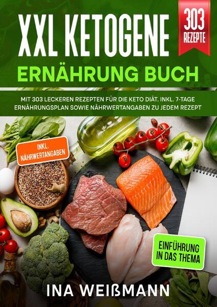 Die Keto-Diät ist sehr fettreich und enthält (fast) keine Kohlenhydrate. Das Verhältnis von Fett zu Kohlenhydraten und Eiweiß beträgt 4:1. Das Ziel der ketogenen Diät ist es, Fett zur Energiegewinnung zu verbrennen, anstatt Kohlenhydrate, was zu einer Gewichtsabnahme führt. Die Befürworter der ketogenen Diät versprechen sich davon viele Vorteile, die über das Abnehmen auf der Waage hinausgehen. Mit der ketogenen Diät soll der Körper in eine Ketose versetzt werden. Was ist Ketose? Der Körper ist immer auf der Suche nach Glukose (und ihrer gespeicherten Form, dem Glykogen) als Brennstoff. Eine Einschränkung der Kohlenhydrate bedeutet eine Einschränkung des Lieblingsbrennstoffs des Körpers - und so muss er sich anpassen. Die alternative Lösung besteht darin, stattdessen gespeichertes Fett zu verbrennen. Bei der Umstellung des Stoffwechsels von der Verbrennung von Glukose auf Fett entstehen Ketone. Ketone sind wichtig, denn während der Körper Fett zur Energiegewinnung verbrennt, ist das Gehirn nicht in der Lage, dies zu tun. Stattdessen nutzt das Gehirn die von der Leber produzierten Ketone als Brennstoff. Sobald der Körper Fett und das Gehirn Ketone verbrennt, befinden Sie sich in der Ketose. Bei der Keto-Diät werden die Glykogenspeicher der Leber geleert, so dass der Körper gezwungen ist, diesen alternativen Brennstoff zu finden. Um dies zu erreichen, müssen Sie nicht nur die Kohlenhydrate einschränken, sondern auch den Proteingehalt reduzieren. Das liegt daran, dass Eiweiß eine geringe insulinstimulierende Wirkung hat, die die Ketonbildung unterdrückt. (Mehr Tipps finden Sie im Buch) Sie haben Lust auf? ✓ Geringen Aufwand und großen Genuss… ✓ 300+ Rezepte für die Ketogene Diät ✓ Praktisch, einfache und abwechslungsreiche Rezeptideen ✓ und vieles mehr… Dann greifen Sie jetzt zu!