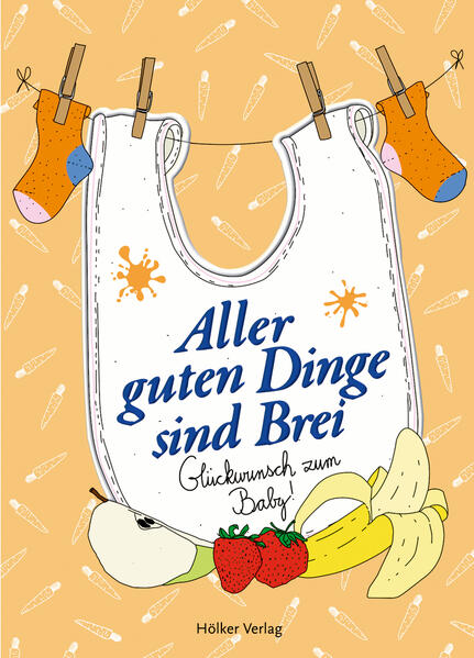 Hurra, das Baby ist da! Willkommen am Familientisch – jetzt wird gekleckert, gekleckst und gekrümelt! Der kleine Küchenfreund hat bunte Rezepte für fröhliche Knirpse im Gepäck: für jeden Tag, für Zuhause und unterwegs. Eins, zwei … Brei! Ein Rezeptheft im praktischen Karten-Format. Mit lustigen Sprüchen und leckeren Rezepten ergänzt das Heft jedes Geschenk – zur Geburt, zur Hochzeit und zu vielen anderen Anlässen!