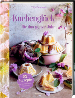 Ein köstliches Stück Kuchen, eine Tasse Tee und gute Gesellschaft - mehr braucht es nicht zum Glücklichsein! 52 einfache und unwiderstehliche Kuchenrezepte: eines für jede Woche des Jahres. Mit viel Herz hat Tilly Pamment eine Sammlung von alltagstauglichen und saisonalen Rezepten kreiert, mit denen wir die Freude am Backen ganz neu entdecken. Der Frühling bringt fruchtig duftenden Erdbeer-Streuselkuchen auf die Teller, der Sommer schmeckt nach frischer Passionsfrucht-Biskuitrolle und an regnerischen Tagen wärmt ein einfacher Schokoladenkuchen die Seele. Die kalte Jahreszeit versüßen wir uns mit würzigem Birnenkuchen am knisternden Kaminfeuer. Tea-Time-Inspirationen für das ganze Jahr: Passende Tee-Empfehlungen und Inspirationen für den schönsten Blumenschmuck auf dem Tisch begleiten jedes Rezept - für ein Jahr voller Kuchenglück.