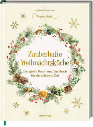 Alles sieht so festlich aus! In der Weihnachtsküche duftet es schon: Nach himmlischen Vorspeisen, deftigen Hauptgerichten, köstlichen Desserts und den besten Naschereien aus der Weihnachtsbäckerei. Lassen Sie sich verzaubern von den beliebtesten Liedern, Gedichten und Geschichten für die schönste Zeit im Jahr. Tauchen Sie mit den Illustrationen von Marjolein Bastin ein in eine wunderbare Weihnachtswelt voller Lichterglanz und schneebedeckten Tannenwipfeln. Ein einzigartiges Hausbuch, dass Sie die Weihnachtszeit Jahr für Jahr mit Freude genießen lässt, für magische Moment zum Träumen und in Erinnerungen schwelgen.