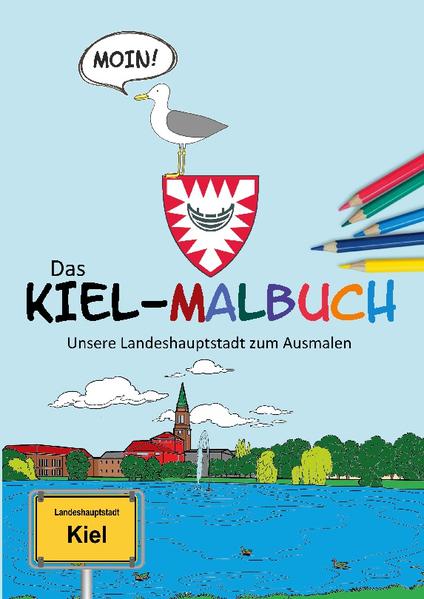 Das erste Malbuch für kleine und große Kieler und alle Kiel-Urlauber. Dieses Malbuch ist ein schönes Andenken an einen tollen Urlaub in der Landeshauptstadt Kiel und ein beliebtes Mitbringsel für die Daheimgebliebenen. Aber auch waschechte Kieler werden mit den 20 Motiven aus Kiel ihre wahre Freude beim Ausmalen haben. Kurze Begleittexte enthalten interessante Informationen zu den Motiven. Sie sind auf Deutsch, Englisch, Schwedisch und Norwegisch verfasst, so dass das Kiel-Malbuch sich auch für die zahlreichen, insbesondere skandinavischen Touristen eignet, die täglich mit den Fähren aus Oslo und Göteborg in Kiel eintreffen.