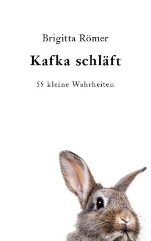 55 kleine Wahrheiten, die sich beschäftigen mit den ewigen Fragen über die Liebe, die Angst, die Freiheit, die Enttäuschung, die Sehnsucht, die Einsamkeit, die Eitelkeit, die Gier, die Kindheit, die Wahrheit, das Glück etc.